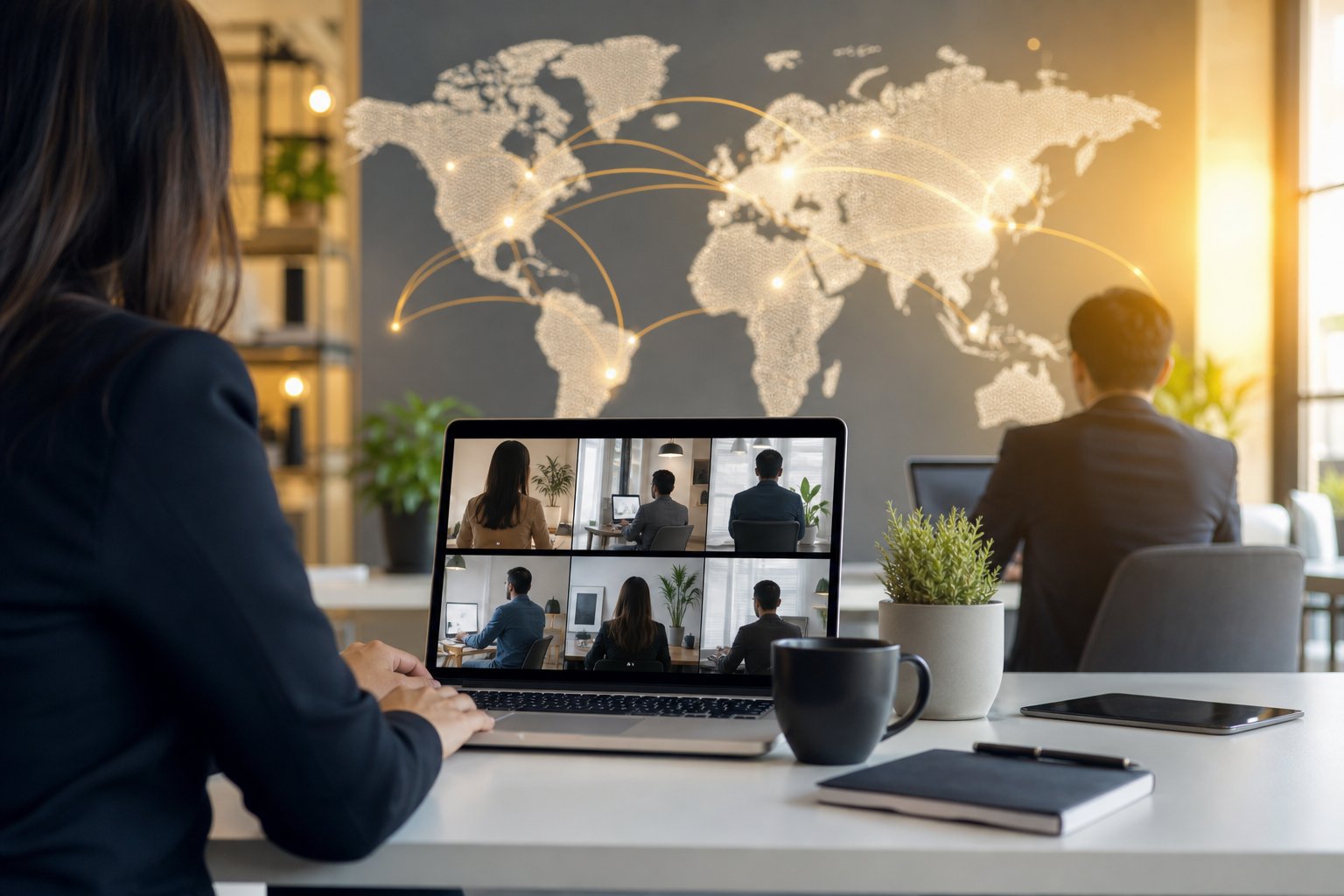 Global remote delivery and distributed client collaboration